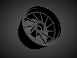 ホットホイール用のブレーキとタイヤを備えたフォルジャート ディレツィオーネ 3Dプリントモデル