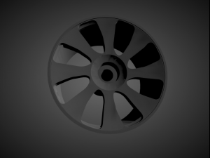 forgiato bullone with brakes and tires for hot wheels 3D Print Model