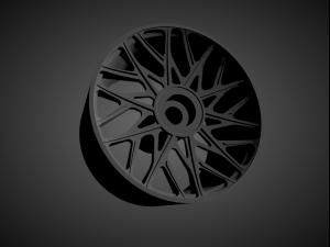 forgiato blocco with brakes and tires for hot wheels 3D Print Model