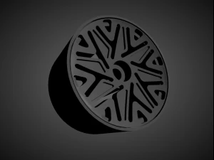 forgiato attivo with brakes and tires for hot wheels 3D Print Model