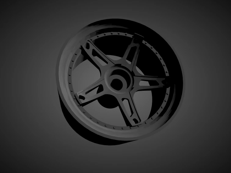 forgiato affilato with brakes and tires for hot wheels 3D Print Model .c4d .max .obj .3ds .fbx .stl .blend 