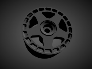 fifteen52 turbomac with brakes and tires for hot wheels 3D Print Model