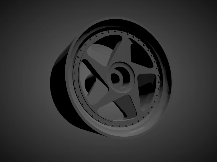 fifteen52 tarmac 348 with brakes and tires for hot wheels 3D Print Model .c4d .max .obj .3ds .fbx .stl .blend 