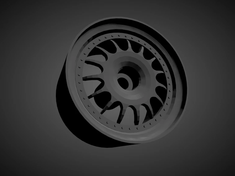 fifteen52 stage rsr with brakes and tires for hot wheels 3D Print Model .c4d .max .obj .3ds .fbx .stl .blend 
