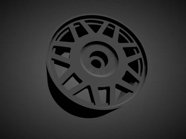 fifteen52 snowflake with brakes and tires for hot wheels 3D Принт Модель .c4d .max .obj .3ds .fbx .stl .blend 