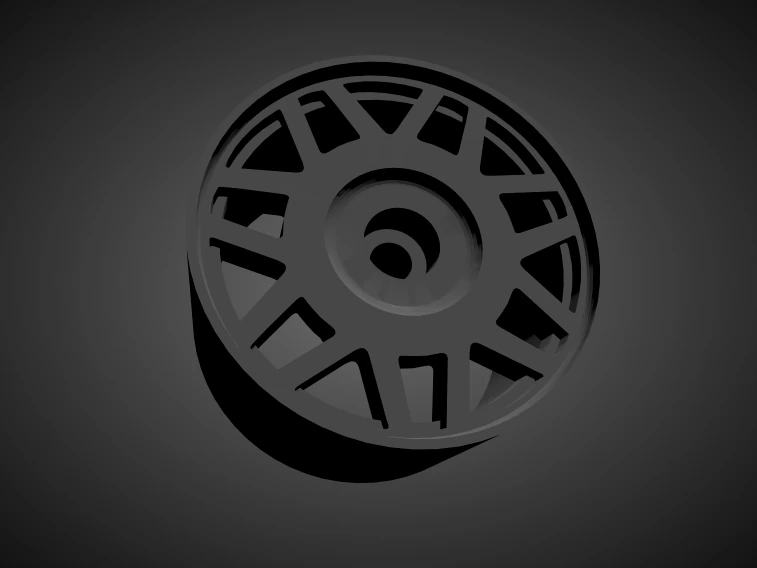 fifteen52 snowflake with brakes and tires for hot wheels 3D Print Model .c4d .max .obj .3ds .fbx .stl .blend 