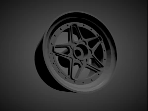 ホットウィール用のブレーキとタイヤを備えた fifteen52 ペンタ 3Dプリントモデル