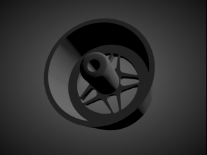 fifteen52 penta with brakes and tires for hot wheels 3D Принт Модель