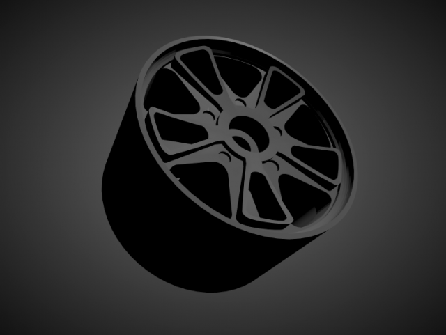 fifteen52 outlaw 001 with brakes and tires for hot wheels Modelo de impresión 3D .c4d .max .obj .3ds .fbx .stl .blend 