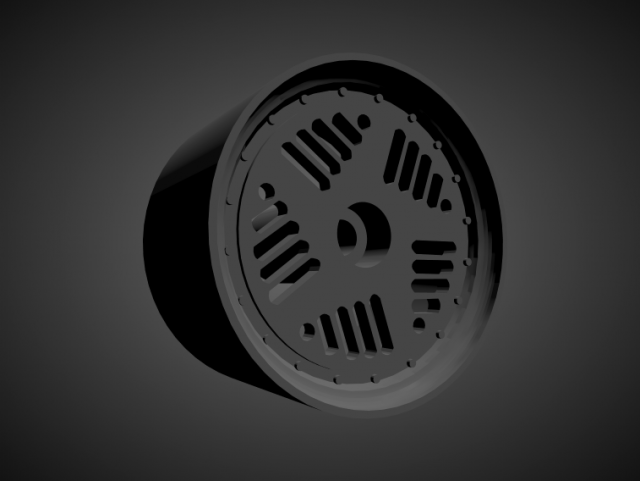 fifteen52 mullet with brakes and tires for hot wheels 3D-printmodel .c4d .max .obj .3ds .fbx .stl .blend 