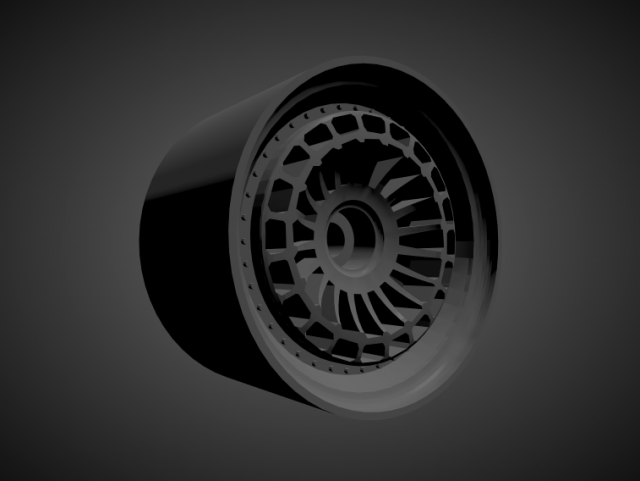 fifteen52 integrale sc with brakes and tires for hot wheels 3D प्रिंट मॉडल .c4d .max .obj .3ds .fbx .stl .blend 