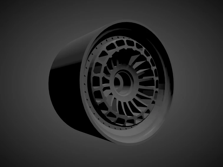 fifteen52 integrale sc with brakes and tires for hot wheels 3D Print Model .c4d .max .obj .3ds .fbx .stl .blend 