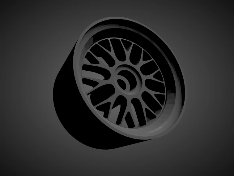fifteen52 holeshot with brakes and tires for hot wheels 3D Print Model .c4d .max .obj .3ds .fbx .stl .blend 