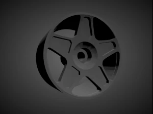 fifteen52 f40 モノブロック、ホットウィール用ブレーキとタイヤ付き 3Dプリントモデル