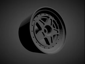 핫휠용 브레이크와 타이어가 장착된 1552 f40 3D 프린트 모델