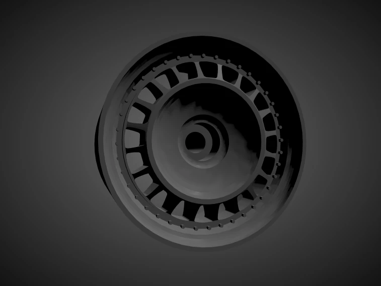 fifteen52 evo sc with brakes and tires for hot wheels 3D Print Model .c4d .max .obj .3ds .fbx .stl .blend 