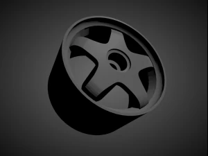 fifteen52 chicane with brakes and tires for hot wheels 3D Print Model