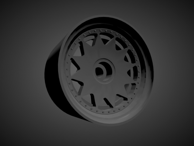 fifteen52 alexi with brakes and tires for hot wheels Modelo de impresión 3D .c4d .max .obj .3ds .fbx .stl .blend 