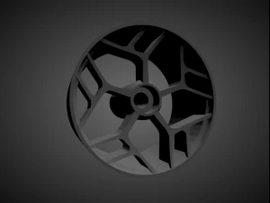 フェルゲン tbf-duo ホットウィール用ブレーキとタイヤ付き 3Dプリントモデル