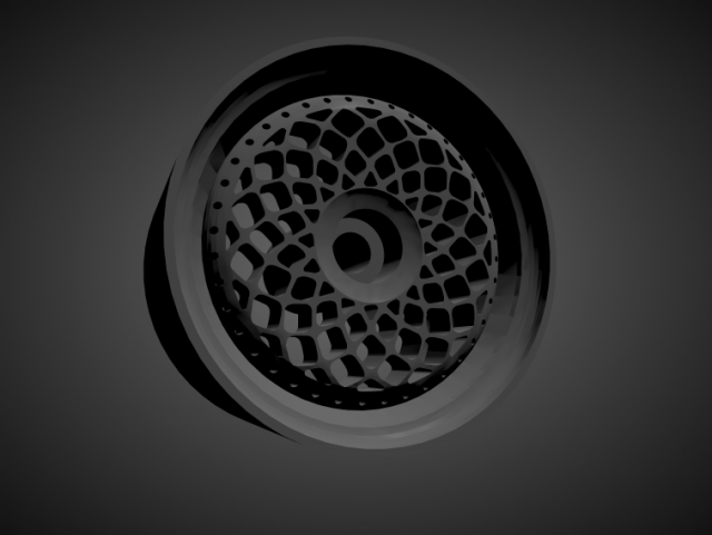 felgen flw with brakes and tires for hot wheels 3D Принт Модель .c4d .max .obj .3ds .fbx .stl .blend 