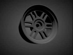 sıcak tekerlekler i&ccedil;in frenli ve lastikli enkei rpf1 3D Baskı Modeli
