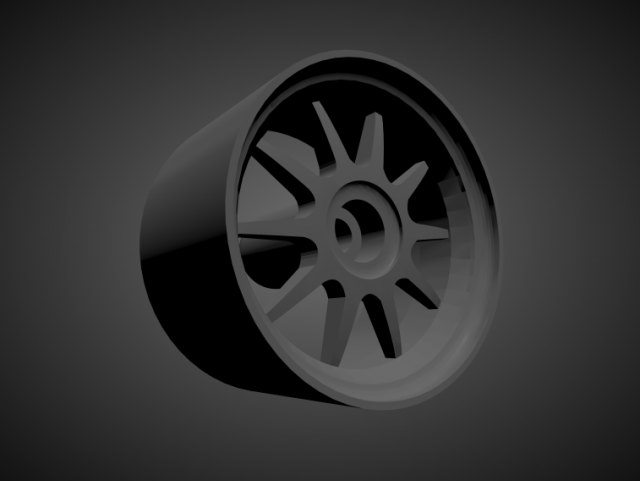 enkei j10 with brakes and tires for hot wheels 3Dプリントモデル .c4d .max .obj .3ds .fbx .stl .blend 