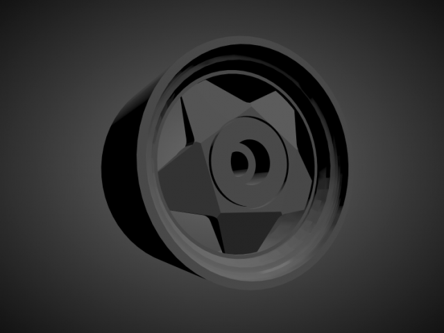borbet a with brakes and tires for hot wheels 3D-printmodel .c4d .max .obj .3ds .fbx .stl .blend 