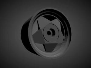 borbet a with brakes and tires for hot wheels 3D Print Model