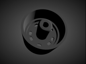 vw emblem rims with brakes and tires for hot wheels 3D 프린트 모델