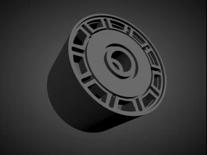 volvo classic oem rims with brakes and tires for hot wheels 3D Print Model