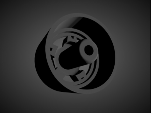 volvo classic oem rims with brakes and tires for hot wheels 3D Принт Модель
