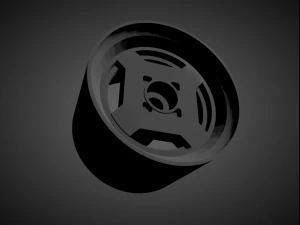 trd town rims with brakes and tires for hot wheels 3D Print Model