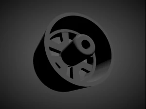 toyota oem rims with brakes and tires for hot wheels 3D Print Model