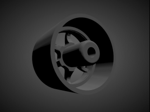 ssr type c rims with brakes and tires for hot wheels 3D Print Model