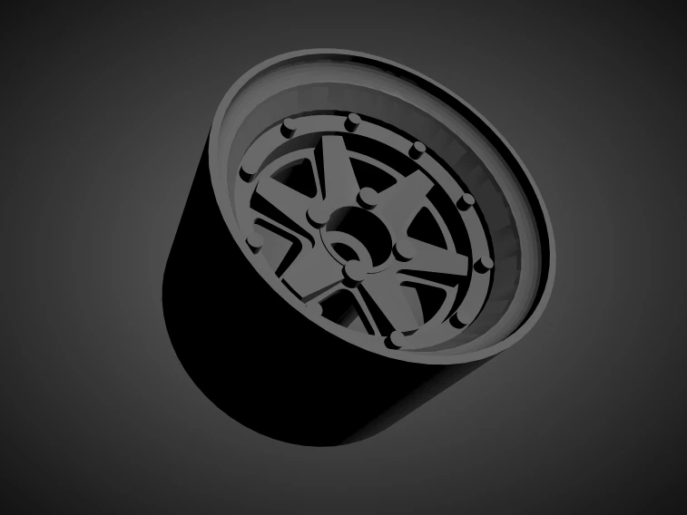 ssr longchamps rims with brakes and tires for hot wheels 3D Print Model .c4d .max .obj .3ds .fbx .stl .blend 