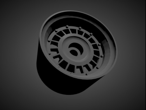 ssr enkei focus racing rims with brakes and tires for hot wheels Modèles 3D en vedette