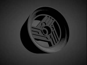 spalding message vii rims with brakes and tires for hot wheels 3D Print Model