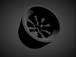 rs watanabe rims with brakes and tires for hot wheels 3D प्रिंट मॉडल