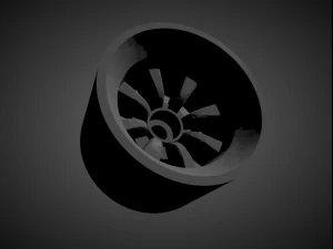 rs watanabe rims with brakes and tires for hot wheels 3D Print Model