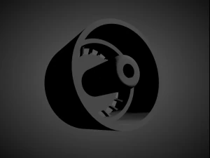 ronal turbo rims with brakes and tires for hot wheels 3D Print Model