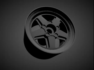 ronal r9 rims with brakes and tires for hot wheels 3D Print Model