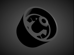 ronal r2 rims with brakes and tires for hot wheels 3D Принт Модель