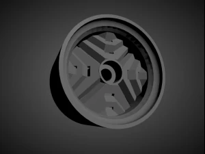 ronal inca rims with brakes and tires for hot wheels 3D Print Model