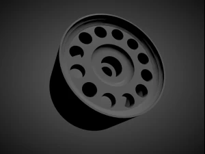 ronal a1 rims with brakes and tires for hot wheels 3D Print Model