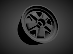 porsche fuchs rims with brakes and tires for hot wheels 3D 프린트 모델