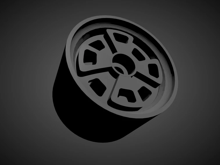porsche 914 oem rims with brakes and tires for hot wheels 3D Print Model .c4d .max .obj .3ds .fbx .stl .blend 