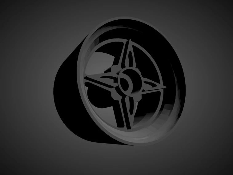 pasco-fame bilbo riverge 4h rims with brakes and tires for hot wheels 3D Print Model .c4d .max .obj .3ds .fbx .stl .blend 