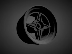 pasco-fame bilbo riverge 4h rims with brakes and tires for hot wheels 3D Print Model