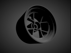 pasco-fame bilbo 4h rims with brakes and tires for hot wheels 3D प्रिंट मॉडल