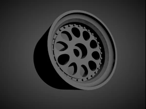 oz monza rims with brakes and tires for hot wheels 3D Print Model
